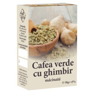 Cafea verde macinata cu ghimbir